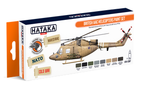 Hataka HTK-CS87 British AAC Helicopters paint set 8x17ml