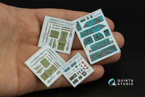 Quinta Studio QD48382 Mi-8MT 3D-Printed &amp;amp; colored Interior on decal paper (Trumpeter) 1/48 – immagine 4