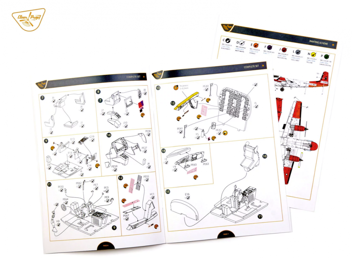 Clear Prop! CP72038 OV-1B Mohawk &amp;quot;Pilot School&amp;quot; ADVANCED KIT 1/72 – Bild 29