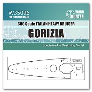 Wood Hunter W35096 ITALAN HEAVY CRUISER GORIZIA 1/350