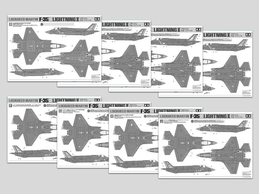 Tamiya 61124 Lockheed Martin F-35A Lightning II 1/48 – obrázek 21