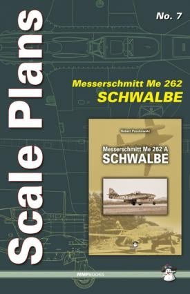 Plans à l&amp;#39;échelle MMP Books 78432 n° 7 Me 262 A Schwalbe