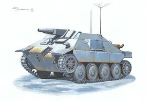 Attack 72854 Aufkl.pz 38(t) Hetzer 7.5 cm (1/72)