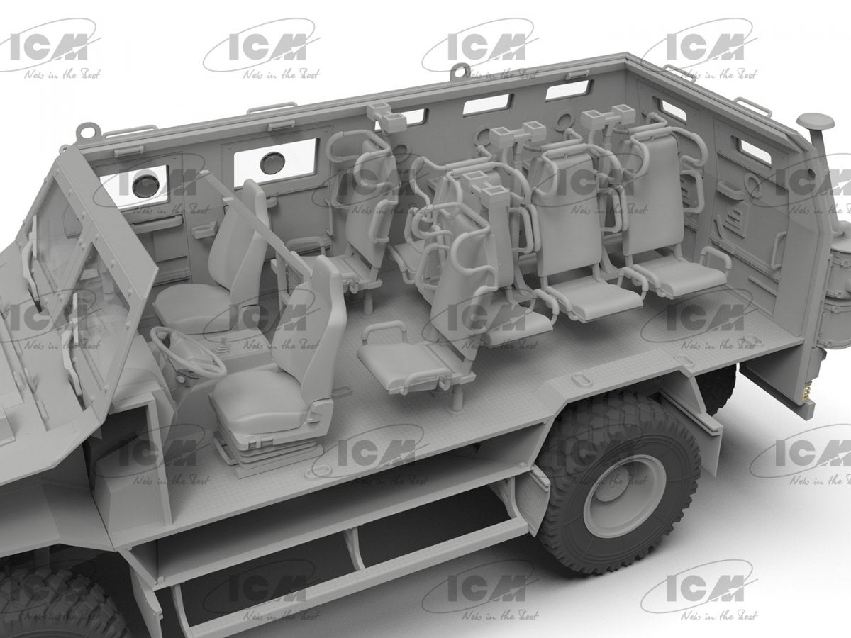 ICM 35014 Kozak-2 Ukrainian MRAP-class Armored Vehicle 1/35 – image 12