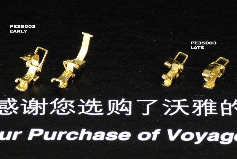 Voyager Model PE35003 WWII German Clamps &amp;amp; Clasp Late Type 2.0 (For All) 1/35 – obrázek 3
