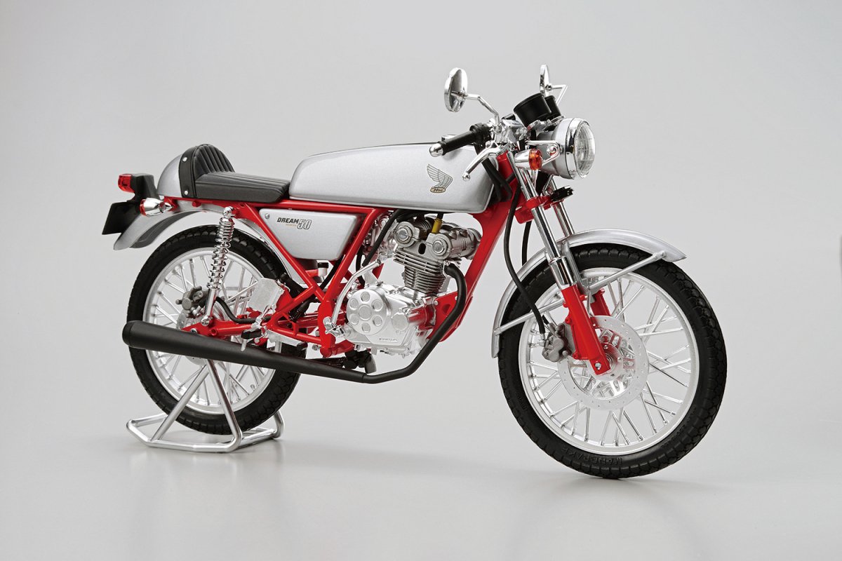 Aoshima 06295 Honda Dream 50 &amp;#39;97 Custom 1/12 – Bild 3