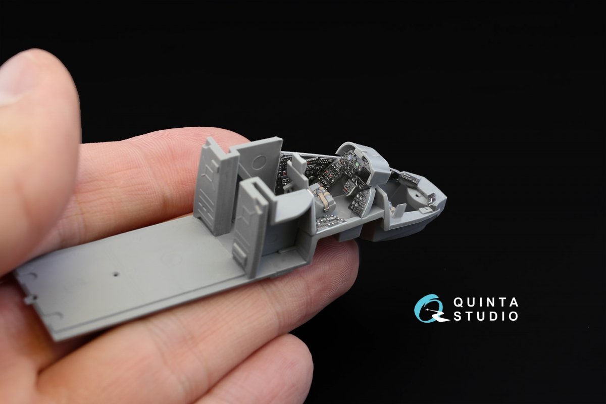 Quinta Studio QD72019 Mi-24V NATO 3D-Printed &amp;amp; colored Interior on decal paper (for Zvezda kit) 1/72 – image 4