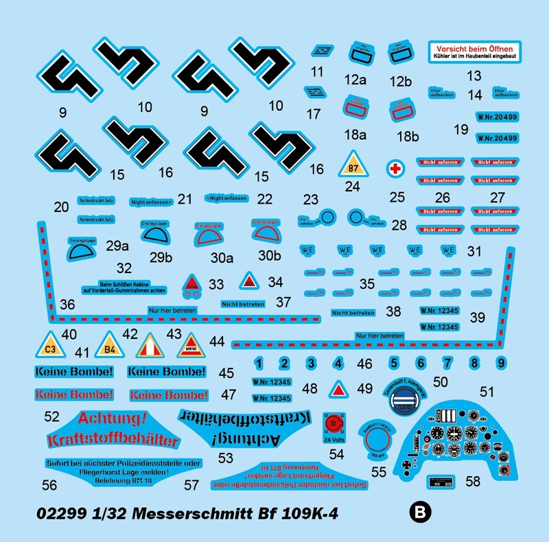 Trumpeter 02299 Messerschmitt Bf 109K-4 – zdjęcie 5