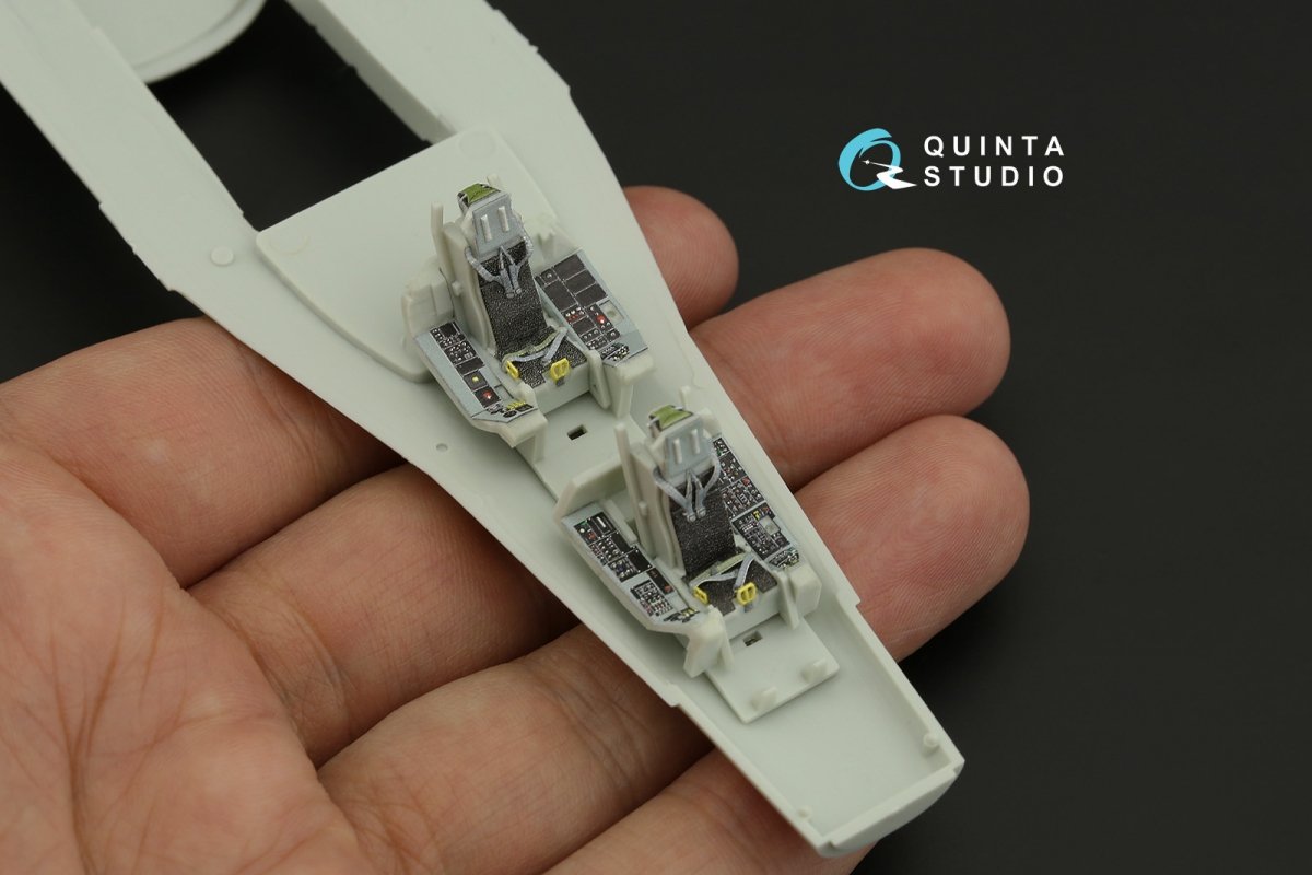 Quinta Studio QD72058 F-16D 3D-Printed &amp;amp; colored Interior on decal paper (Revell) 1/72 – image 10