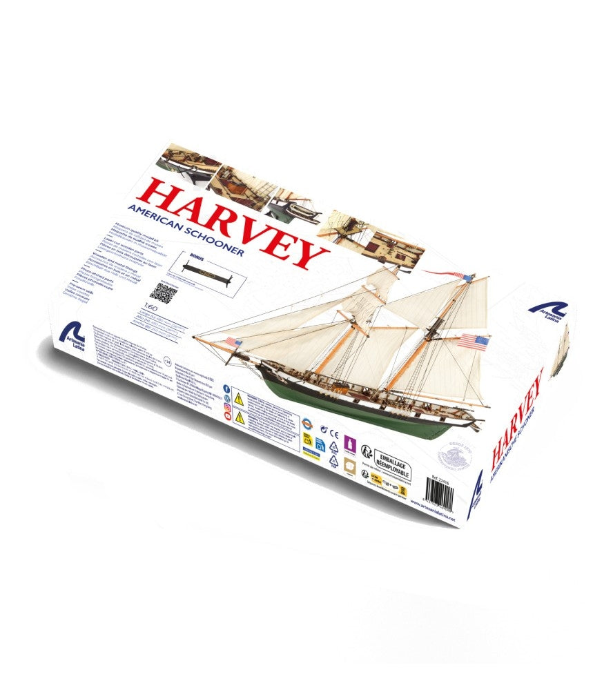 ARTESANIA LATINA 22416 American Schooner Harvey 2022 1/60