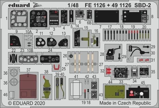 Eduard FE1126 SBD-2 ACADEMY 1/48 