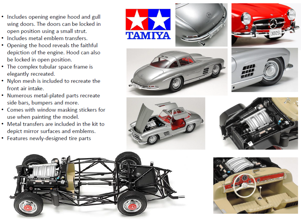 Tamiya 24338 Mercedes-Benz 300SL 1/24 – image 3