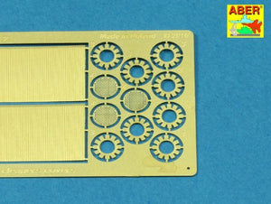 Aber 35A127 Feifel air cleaners tubes for early Tiger I, Ausf.E (Sd.Kfz.181) 1/35 – Bild 5