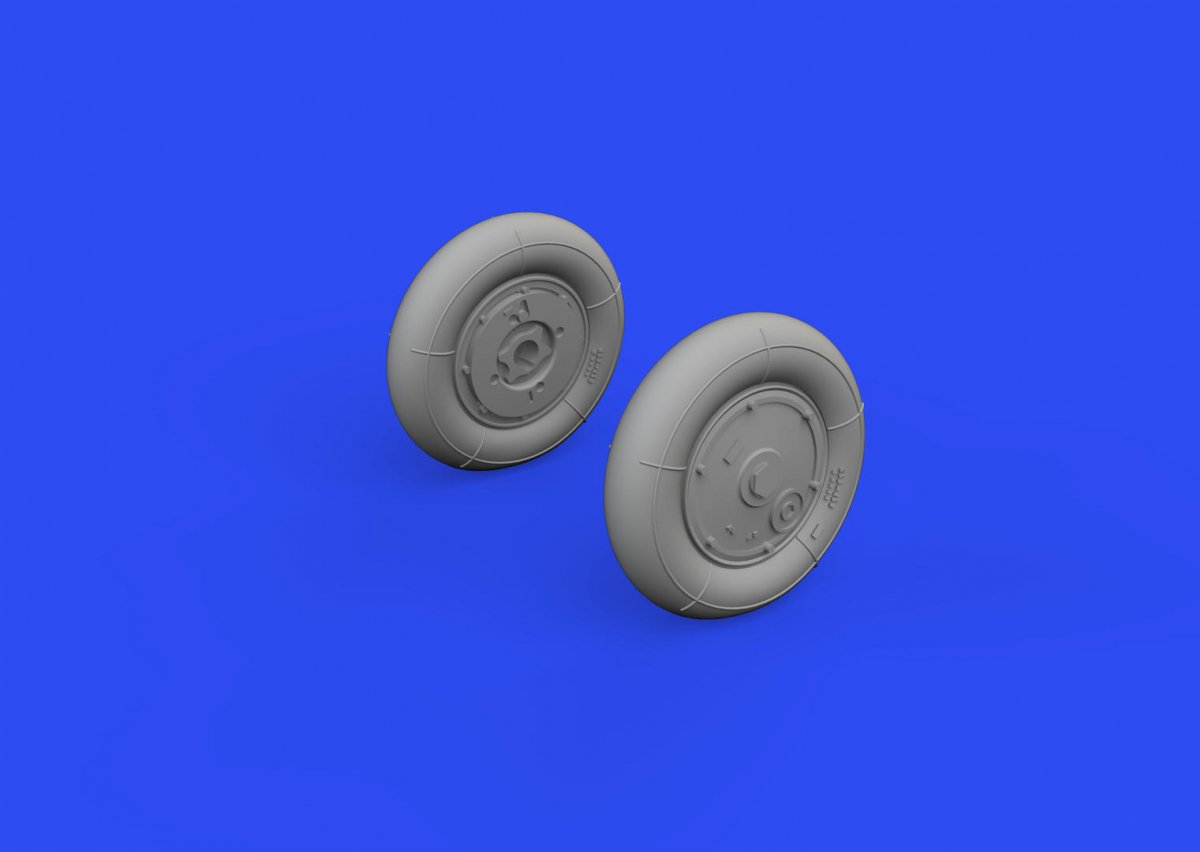 Eduard 672285 S-199 wheels PRINT EDUARD 1/72 – obrázek 2