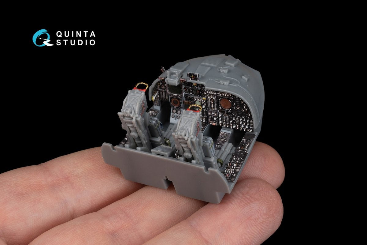 Quinta Studio QD48165 A-6E Intruder 3D-Printed &amp;amp; colored Interior on decal paper (for HobbyBoss kit) 1/48 – Bild 3
