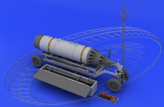 Eduard 648046 Rocket launcher B-8M1 and loading cart 1/48 – image 4