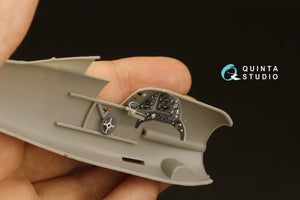 Quinta Studio QD48312 Gloster Gladiator MKII 3D-Printed &amp;amp; colored Interior on decal paper (Roden) 1/48 – image 7