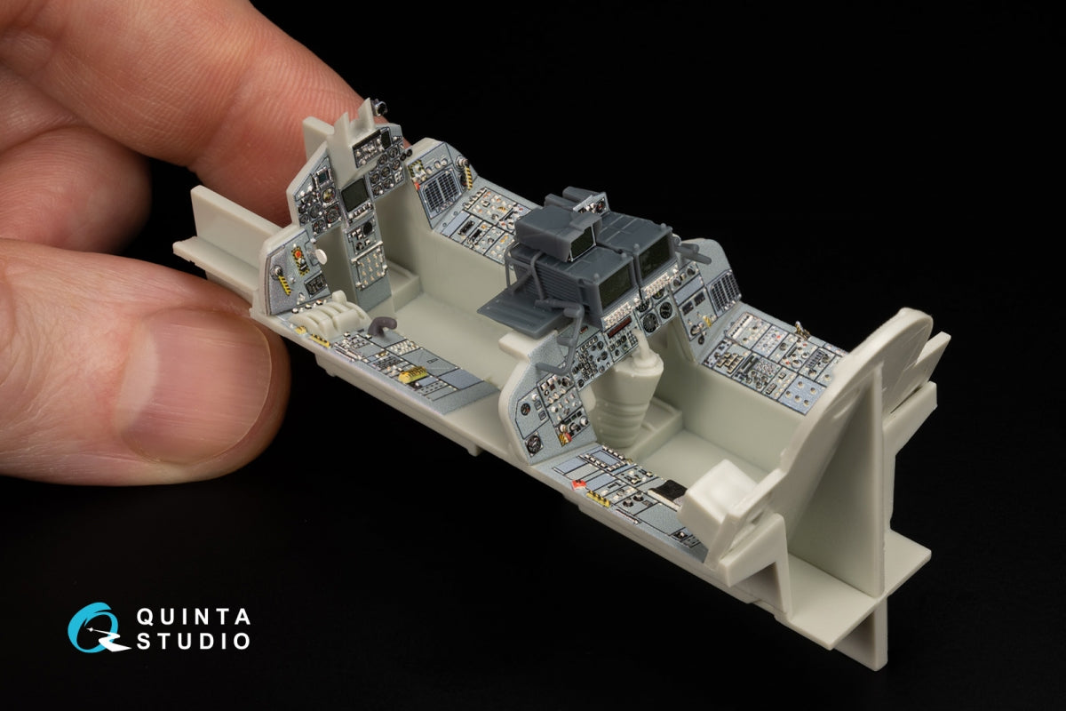 Quinta Studio QD+48058 Tornado F.3 3D-Printed &amp;amp; colored Interior on decal paper (Revell) (with 3D-printed resin parts) 1/48 – immagine 9