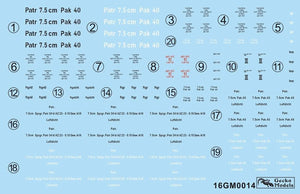Gecko Models 16GM0014 German 7.5 cm Pak 40 Ammo Boxes w/Shells Set 1/16 – image 2
