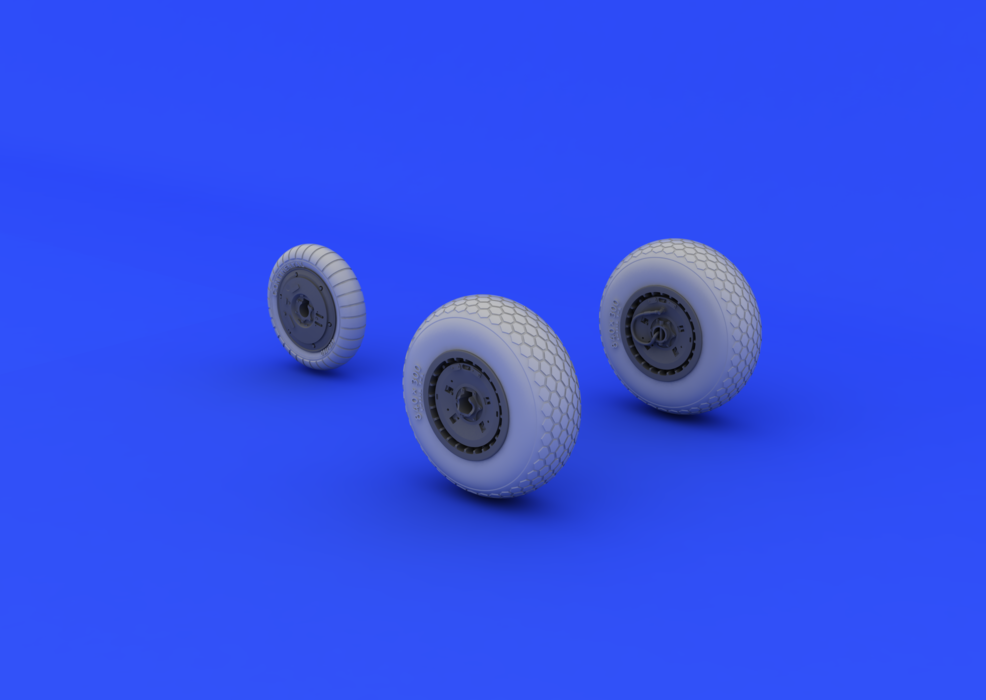 Eduard 648106 Me 262 wheels 1/48 (TAMIYA) – image 2