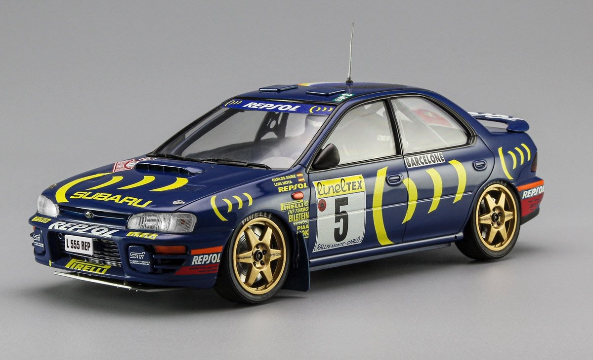 Hasegawa CH51 SUBARU IMPREZA 1995 MONTE-CARLO RALLY WINNER “SUPER DETAIL” 1/24 – image 2