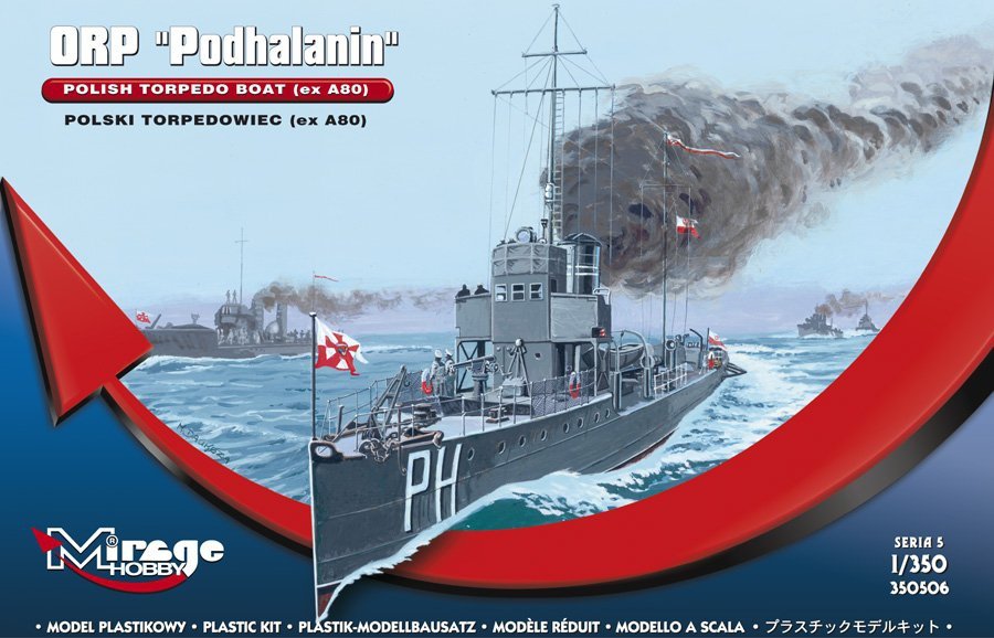 Mirage Hobby 350506 ORP Podhalanin Polish Torpedo Boat 1/350