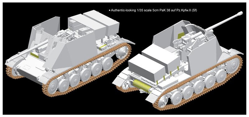 Dragon 6721 5cm PaK 38 auf Pz.Kpfw.II (Sf) 1/35 – Bild 5