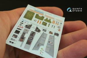 Quinta Studio QD32009 Mirage 2000C 3D-Printed &amp;amp; colored Interior on decal paper (for Kitty Hawk kit) 1/32 – image 5