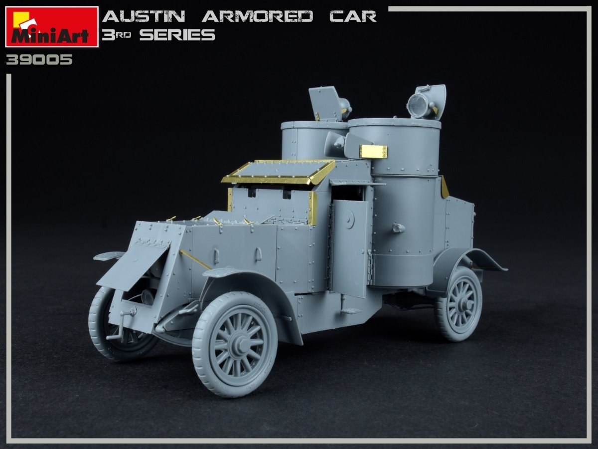 MiniArt 39005 AUSTIN ARMORED CAR 3rd SERIES: UKRAINIAN, POLISH, GEORGIAN, ROMANIAN SERVICE. INTERIOR KIT 1/35 – image 3