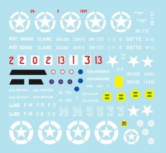 Star Decals 35-C1309 US Armored Mix #2 1/35 – obrázek 3