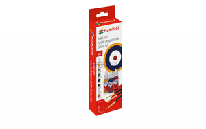 Humbrol DB9062 Set of 8 Acrylic Paints with Brushes - Acrylic Paint &amp;amp; Brush RAF WWII Colours