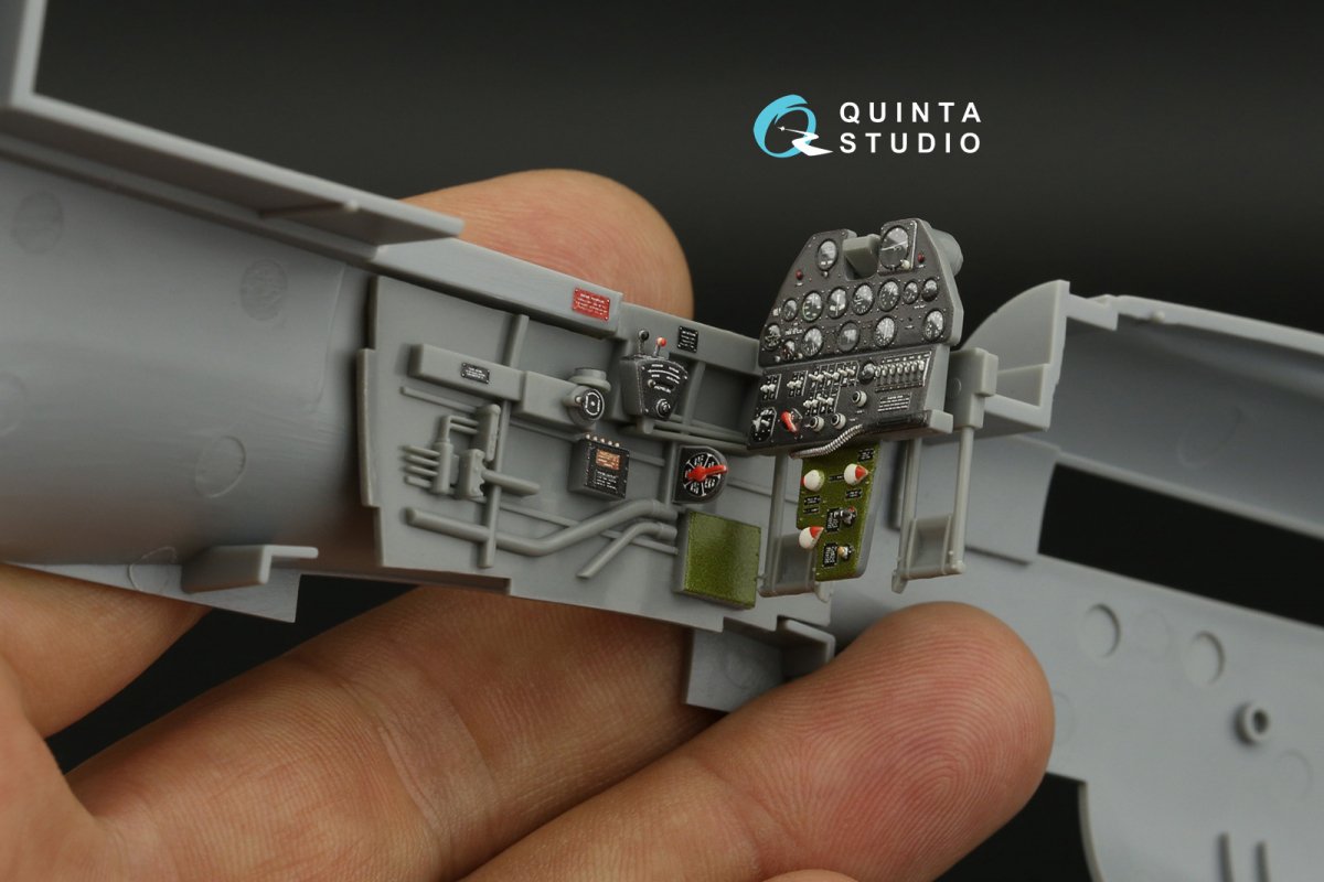 Quinta Studio QD32137 P-40E/K 3D-Printed &amp;amp; colored Interior on decal paper (Hasegawa) 1/32 – Bild 3