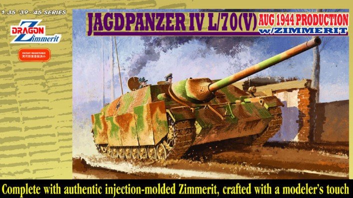 Dragon 6589 Jagdpanzer IV L/70 (V) (Aug. 1944 produced, w/zimmerit) (1/35)