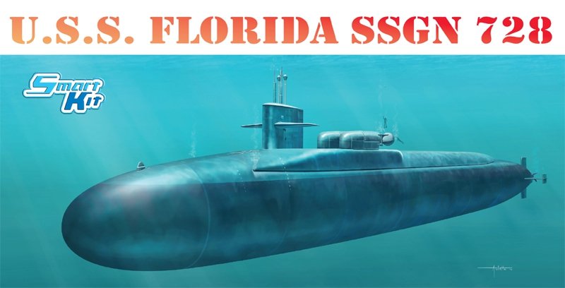 Dragon 1056 USS FLORIDA SSGN 728 (1/350)