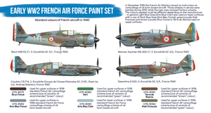 Hataka HTK-BS16 BLUE LINE – Early WW2 French Air Force paint set 6x17ml – obrázek 3