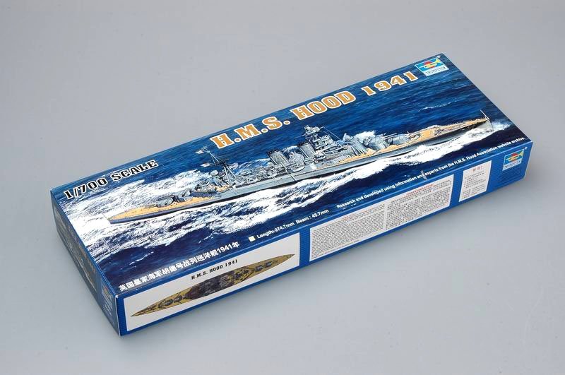 Trumpeter 05740 HMS Hood 1941 1/700 – Bild 2