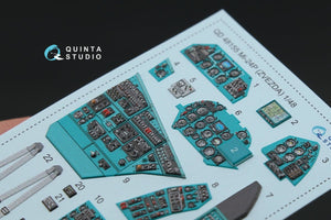 Quinta Studio QD48155 Mi-24P 3D-Printed &amp;amp; colored Interior on decal paper (for Zvezda kit) 1/48 – obrázek 3