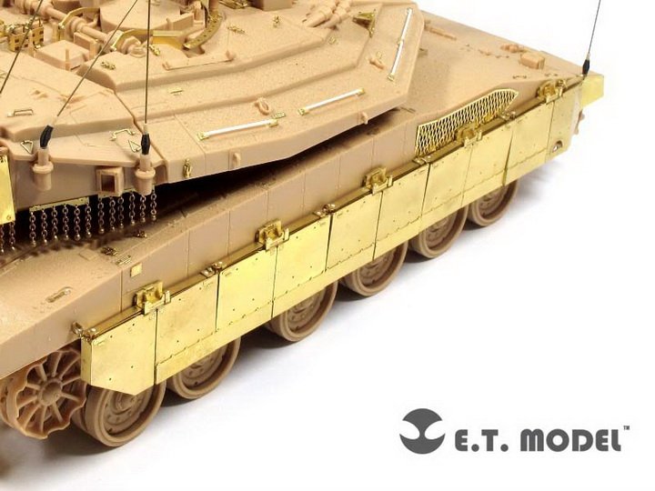 ET Model E35-098 Israel Merkava Mk.IV Tank LIC Side Skirts (For ACADEMY 13227) (1/35) – Bild 3