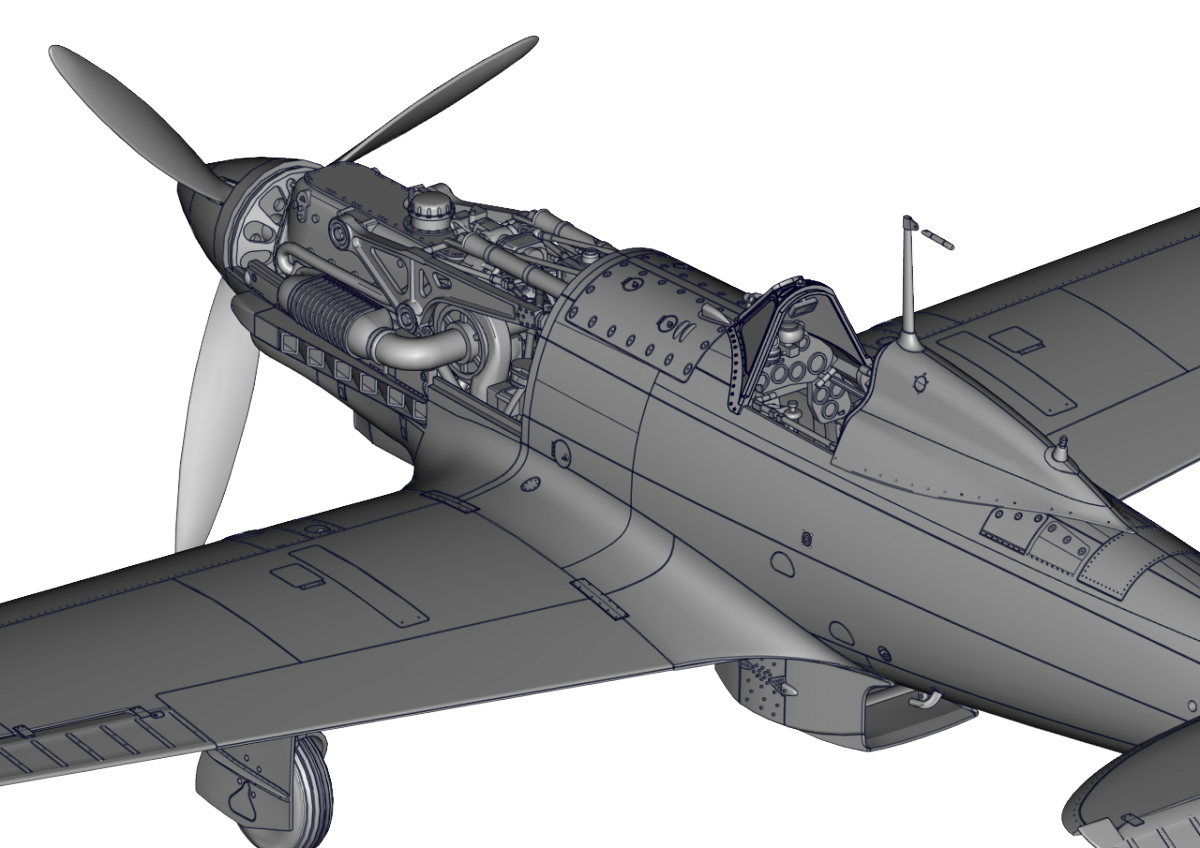 Italeri 2518 Macchi MC 202 Folgore 1/32 – immagine 3