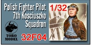 ToRo Model 32F04 September 1939 - Pilot from the Kościuszko Squadron / Polish-Bolshevik War 1920 - Polish Fighter Pilot, 7th Kosciuszko Squadron 1/32 – Bild 2