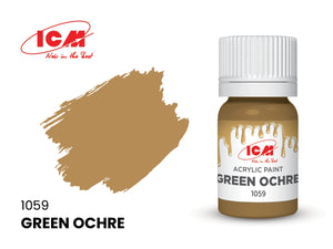 ICM 3091 Acrylic Paints Set for WWII French Infantry 6x12ml