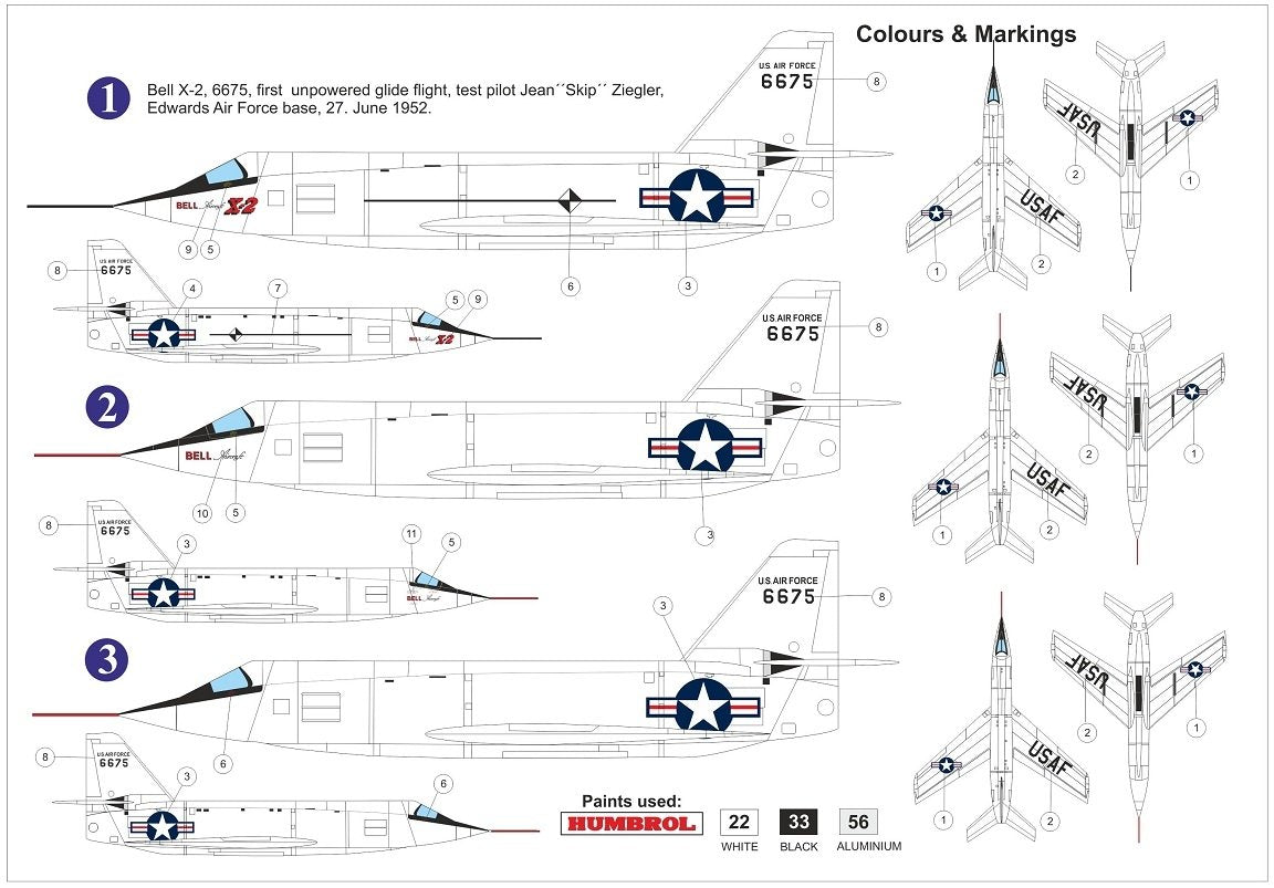 AZ Model AZ7681 Bell X-2 “Starbuster” 6675 1/72 – Bild 2