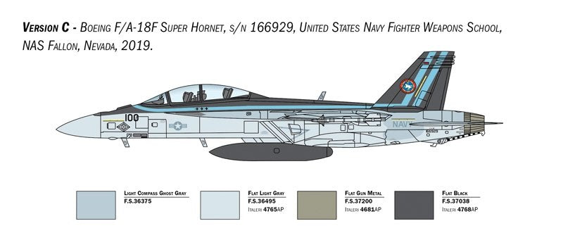 Italeri 2823 F/A-18F US Navy Special Colors 1/48 – obrázek 6