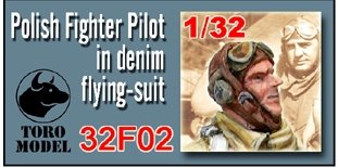 ToRo Model 32F02 September 1939 - Polish Fighter Pilot in denim flying-suit 1/32 – Bild 2