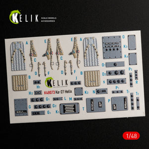 KELIK K48073 Ka-27 Helix interior 3D decals for HobbyBoss kit 1/48 – Bild 3