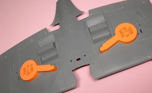 Omask 73209 Spitfire Mk.IX wheel bay plugs (for Tamiya) 1/32 – image 2