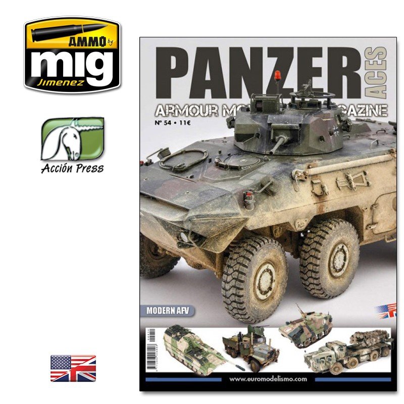 Munitions du Mig Jimenez 54 PANZER ACES NUMÉRO 54 - MODERN AFV (ANGLAIS)