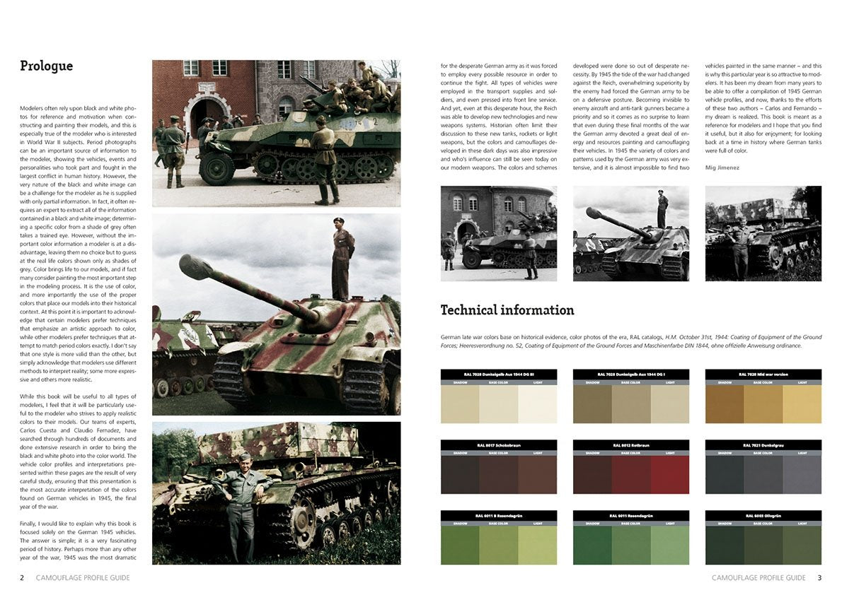 AK Interactive AK403 1945 GERMAN COLORS. CAMOUFLAGE PROFILE GUIDE (English) – image 3