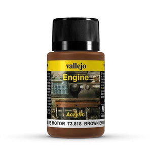 Vallejo 73818 Engine Effects - Brown Engine soot 40