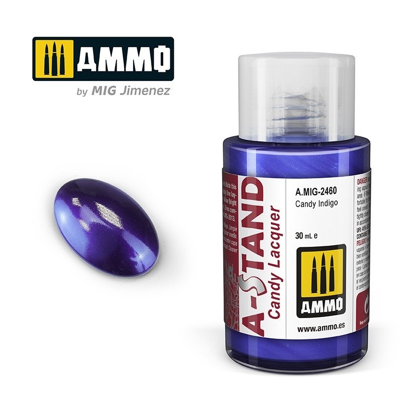 Ammo of Mig 2460 A-STAND Candy Indigo 30ml